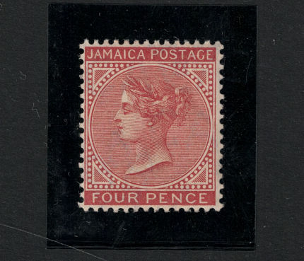 1905-11 JAMAICA, Vittoria SG # 48, 4d. red brown, watermark Crown CA, MNH**