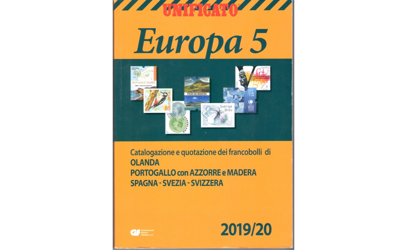 2019-2020 Catalogo Area Europea - Volume 5 - Olanda-Portogallo-Spagna-Svezia-Svizzera  .... sconto 40%