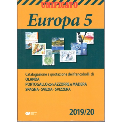 2019-2020 Catalogo Area Europea - Volume 5 - Olanda-Portogallo-Spagna-Svezia-Svizzera  .... sconto 40%