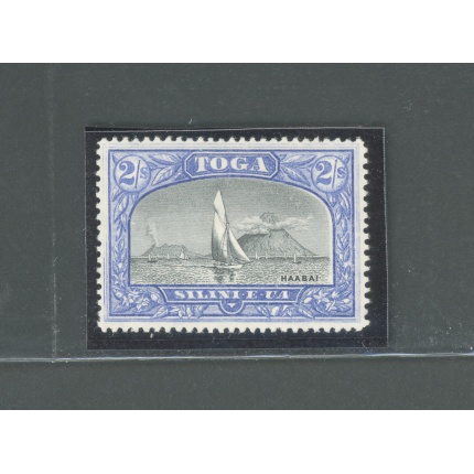 1897 TONGA -  Stanley Gibbons n. 51 - 5 scellini black and ultramarine - MNH**