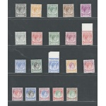 1950 Malaysian States , PENANG - Stanley Gibbons n. 3/22 , serie di 20 valori - MNH**
