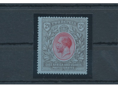 1921 East Africa and Uganda - Stanley Gibbons n. 72 - 2 Rupie red and black blue - MNH**