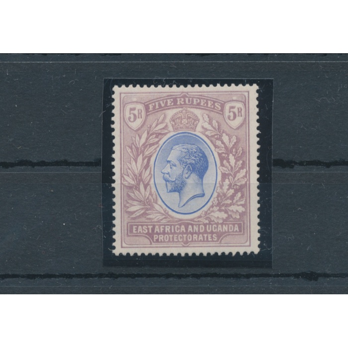 1921 East Africa and Uganda - Stanley Gibbons n. 74 - 5 Blue and dull purple - MNH**