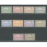 1932 Montserrat, Stanley Gibbons n. 84-93 - 300 Anniversary of Settlement - serie di 10 valori - MH*