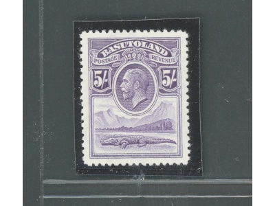 1933 Basutoland - Stanley Gibbons n. 9 - 5 scellini violet - MNH**