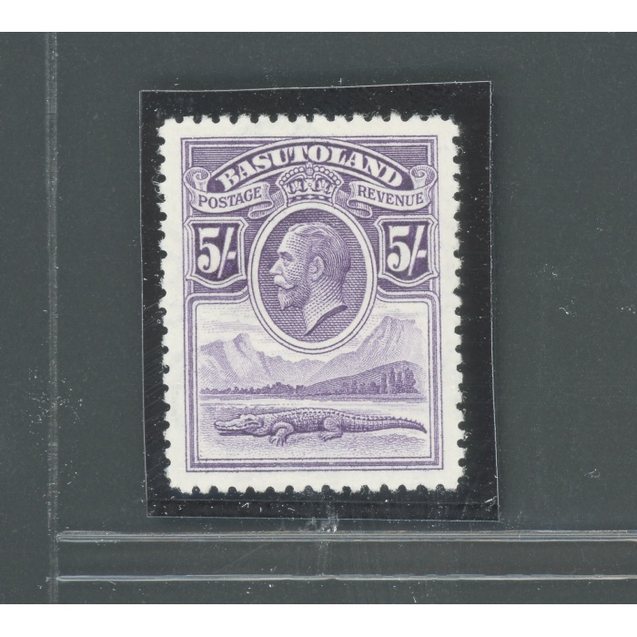 1933 Basutoland - Stanley Gibbons n. 9 - 5 scellini violet - MNH**