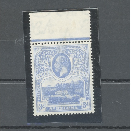 1922 St. Helena , Stanley Gibbons n. 91 - 3d. bright blue - MNH**