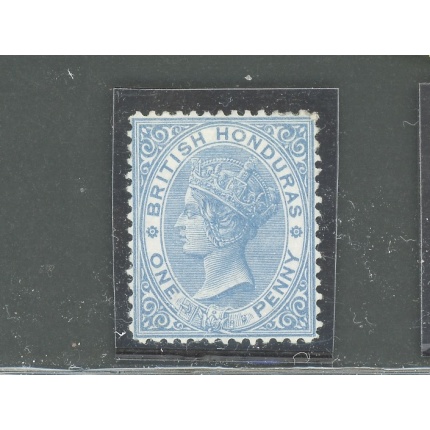 1872-79 BRITISH HONDURAS, Stanley Gibbons n. 12- 1d. blue - MH*