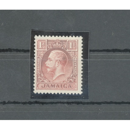 1929-32 JAMAICA - Giorgio V - Stanley Gibbons n. 108 - 1d. scarlet - Die I - multiscript  CA - MNH**