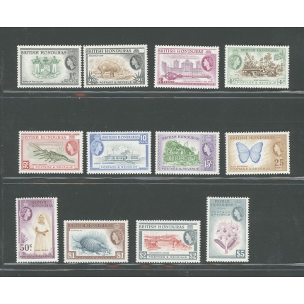 1953 British Honduras, Stanley Gibbons n. 179-90 - Incoronazione - Serie completa 12 valori - MNH**