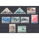 1953 SAN MARINO, Sport 1 - Catalogo Sassone n. 391-98 + PA 111 - 9 valori -  MNH**