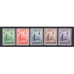 1932 SAN MARINO Palazzetti n° 159/163  MH* - Serie Linguellata