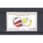 2022 Lettonia - Centenario Concordato - Emissione Congiunta con Vaticano - 1 valore - MNH**