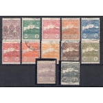 1903 SAN MARINO, n. 34/45 , Cifra o Veduta -  12 valori - Usati