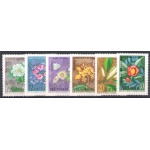 1964 Vietnam del Nord - Yvert n. 363-68 - Fiori - 6 valori - MNH**