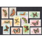 1967 Nicaragua , Farfalle - Yvert n. 575-86 - 12 valori - MNH**