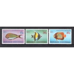 1971 INDONESIA, Stanley Gibbons n.1294-96 - Pesci - MNH**