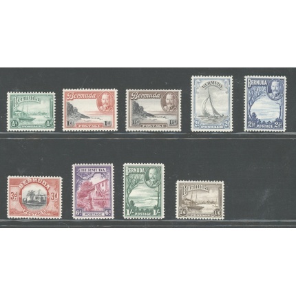 1936-47 BERMUDA, Stanley Gibbons n. 98-106- serie di 9 valori - MNH**