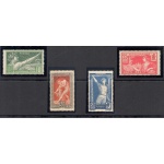 1924 Francia - Catalogo Yvert n. 183-86  -  Giochi Olimpici di Parigi - MNH**