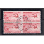 1961 SAN MARINO, Blocco di Quattro - Elicottero n. 138- 1.000 Lire carminio - Usato