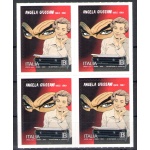 2022 Repubblica Italiana , Diabolik , francobollo in blocco di quattro , MNH**