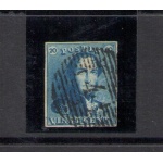 1849 Belgio - Yvert n. 2 - Re Leopoldo I° -  USATO CON OTTIMI MARGINI