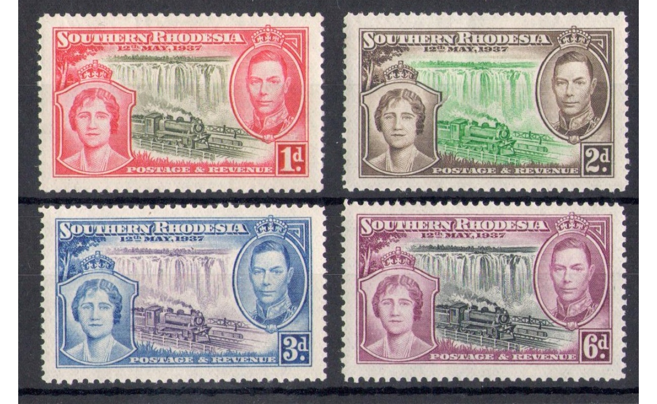 1935 Southern Rhodesia , Stanley Gibbons n. 31-34 - Silver Jubilee - MNH**