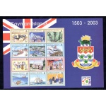 2003 CAYMAN ISLANDS, Yvert et Tellier n. 39 - 500 Anniversario Scoperta Isole Cayman - 1 Foglietto - MNH**
