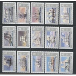 1986 ASCENSION, Yvert n. 405-19 - Navi - 15 valori - MNH**