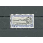 1938-53 ASCENSION, Stanley Gibbons n. 42 - 3d. black and ultramarine - MH*