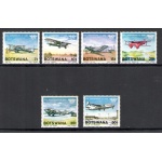 1984 BOTSWANA -  Catalogo Yvert n. 497-502 - Aerei - 6 valori - MNH**