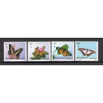 1984 BOTSWANA -  Catalogo Yvert n. 503-06 - Farfalle - 4 valori - MNH**