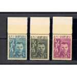 1962 ALBANIA -  Posta Aerea  , Gagarin - Posta Airore in viola - Yvert n. 57-58-59 , 3 valori - MNH**