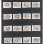 1988 Montserrat, Michel n. 710-25 - Conchiglie - serie di 16 valori - MNH**