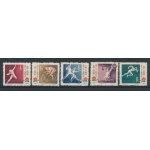 1957 CINA - Michel n. 330/34 - serie di 5 valori - Sport - MNH** Senza Gomma