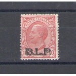 1922-23 Italia - Regno - B.L.P. 10 cent rosa , Catalogo Sassone n. 5 - MNH** Firma di Garanzia al verso