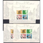1973 Germania - Berlino - 50 Radiodiffusione - Yvert n. 416/19 - MNH** - 5 Foglietti