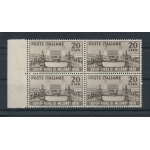 1950 Italia - Repubblica , 28 Fiera di Milano -  1 valore , n.  616 , Buona Ottima Centratura , MNH** - Blocco di Quattro