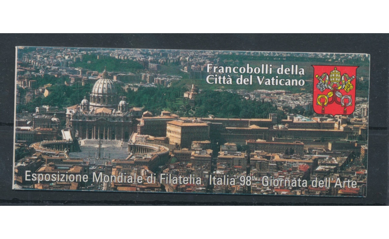 1998 Vaticano , "Italia 98 Expo Filatelia" , MNH **