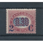 1878 Italia - Regno, n. 32 - 2 cent. su 0,30 lacca , Servizio sovrastampato, MNH** - Certificato Diena