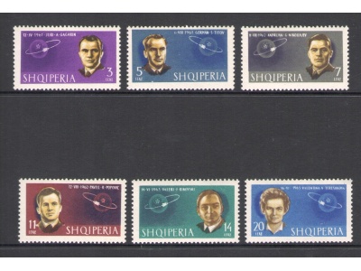 1963 ALBANIA - Cosmonauti Sovietici n. 635-40 - MNH**