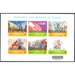 2023 Italia - Repubblica , "Carnevali d'Italia" , Foglietto - Nuovo , Tiratura 45.000 Esemplari , MNH**