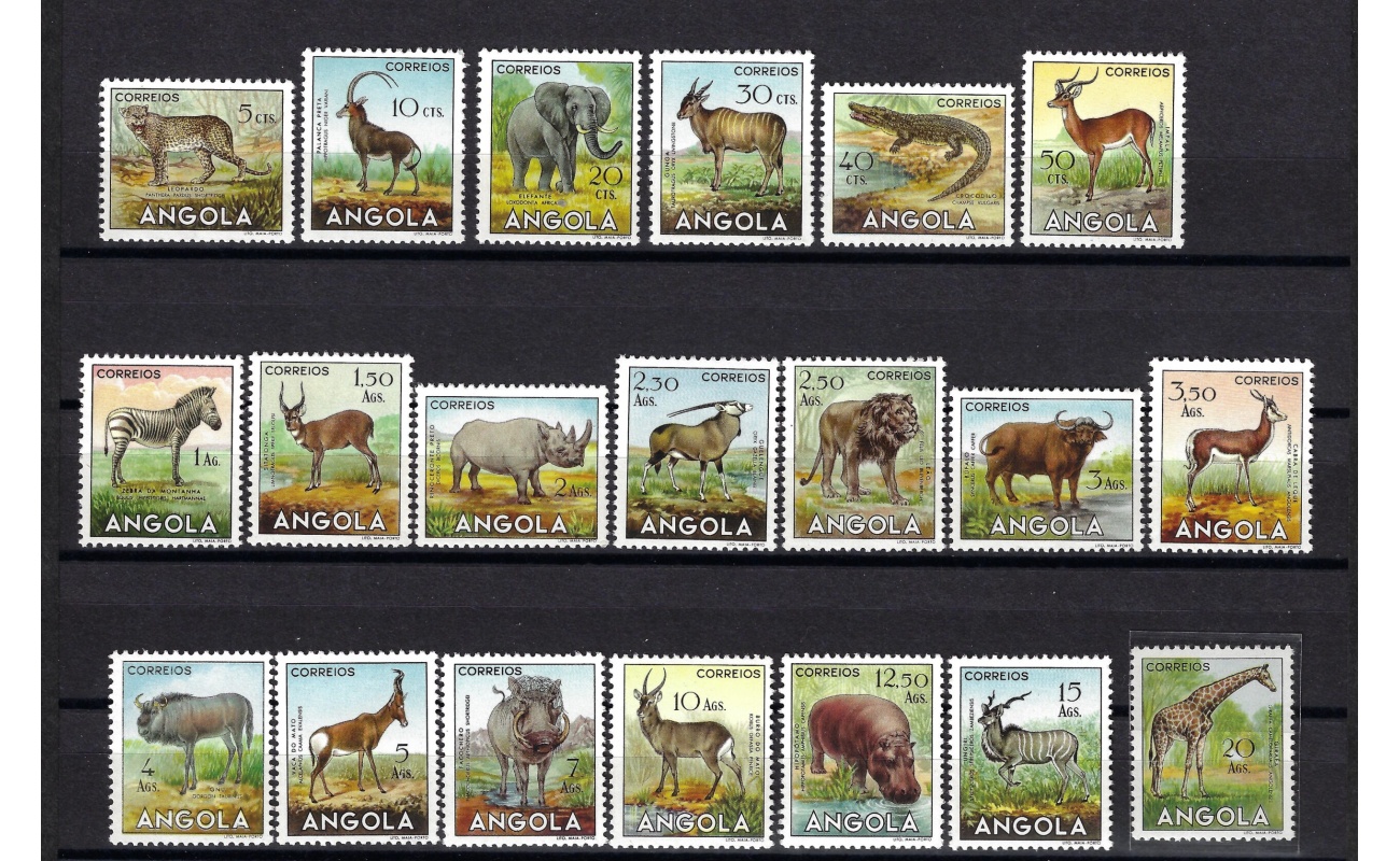 1953 Angola - Animali Selvatici - Yvert n. 357-376 - 20 valori - MNH**
