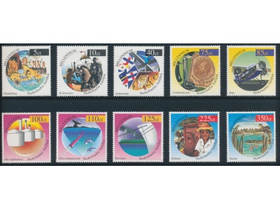 1999 Antille Olandesi -  Millennio - Catalogo Yvert n. 1175-84  - 10 valori - MNH**