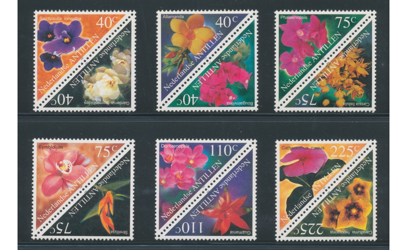 1999 Antille Olandesi - Fiori - Catalogo Yvert n. 1197-08 - 12 valori - MNH**