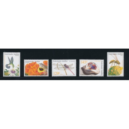 2002 Antille Olandesi - Fauna e Flora - Catalogo Yvert n. 1289-93 - 5 valori - MNH**