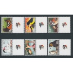 2004 Antille Olandesi Fauna Uccelli Catalogo Yvert n. 1478-83 6 valori MNH**