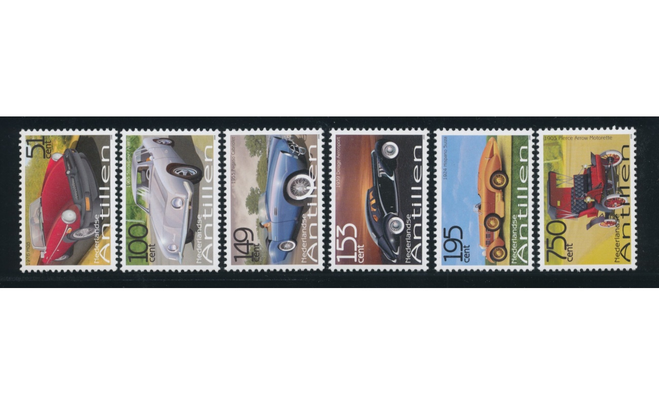 2006 Antille Olandesi - Automobili Antiche - Catalogo Yvert n. 1598-03  - 6 valori - MNH**