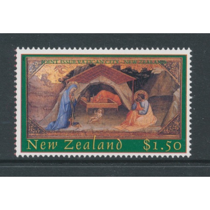 2002 New Zealand - Natale - Emissione Congiunta con Vaticano n. 1290 - MNH**