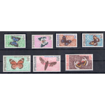 1967 NUOVA CALEDONIA - Farfalle Yvert  n° 341-44 + Posta Aerea n. 92-94 - MNH**